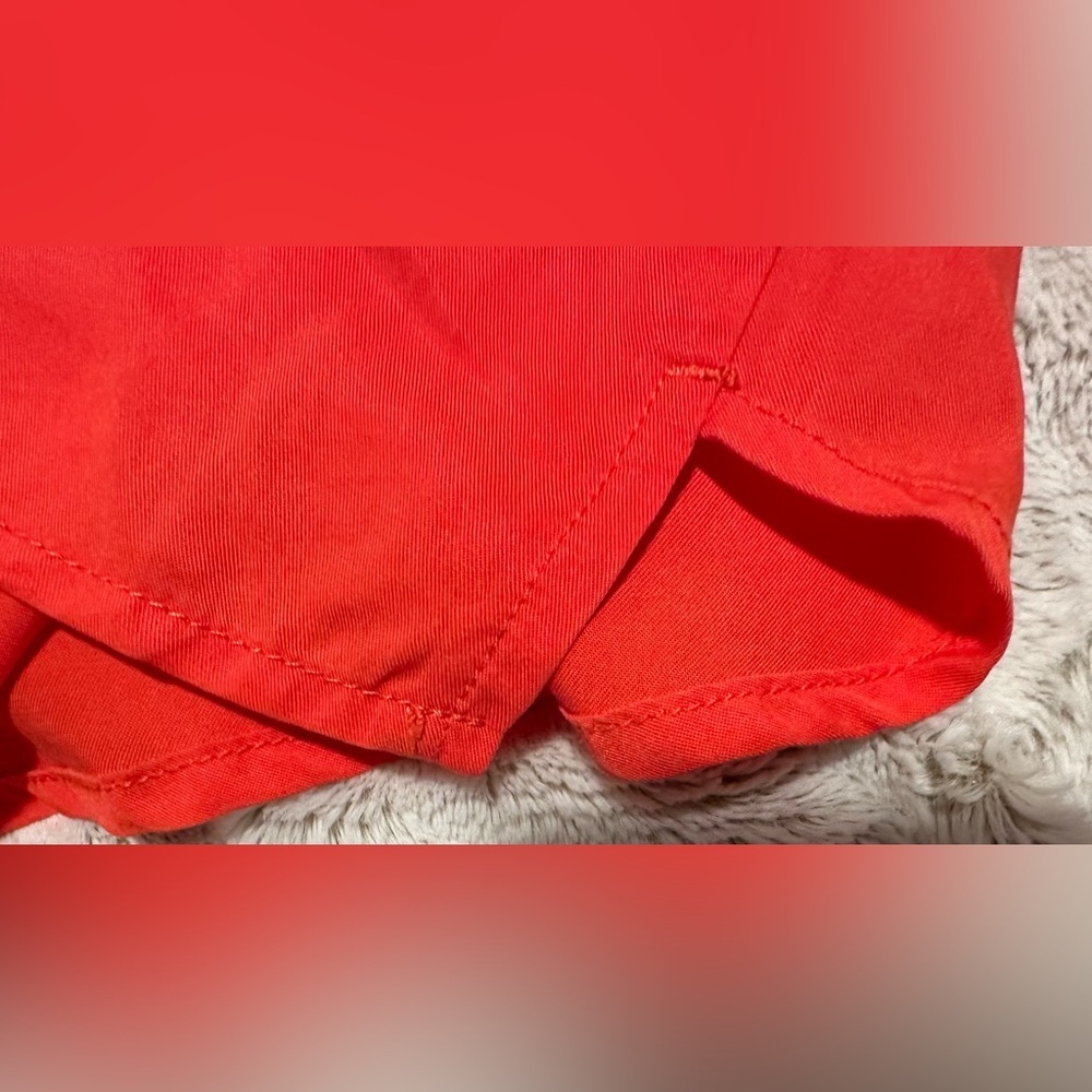 Kut from the Kloth Vibrant Red V Neck Dress - Picture 11 of 16